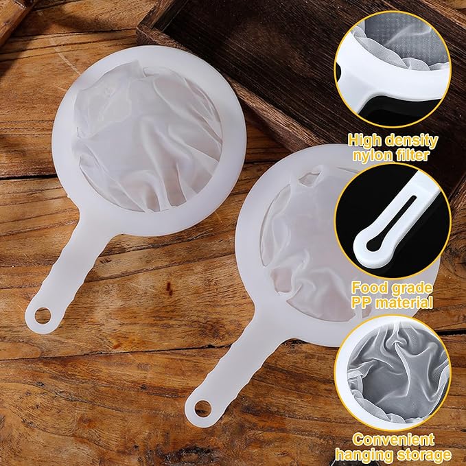 Reusable Fine Mesh Nylon Strainer with Anti-Scalding Handle - All-In-One Store Pakistan