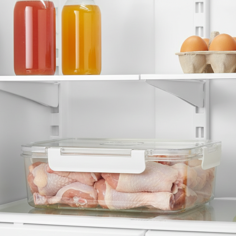 3-Pcs Rectangular Airtight Storage Boxes Set - All-In-One Store Pakistan