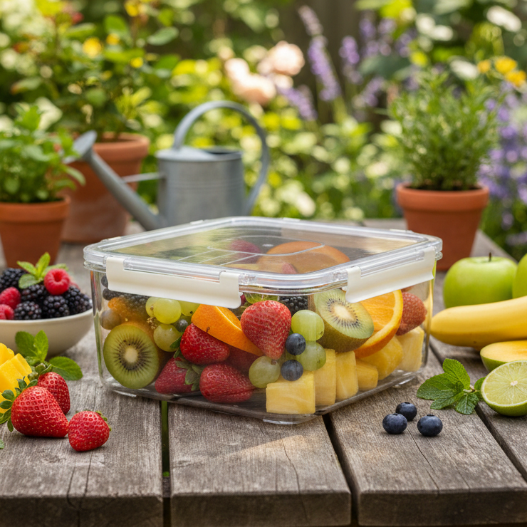 3-Pcs Square Airtight Storage Boxes Set - All-In-One Store Pakistan