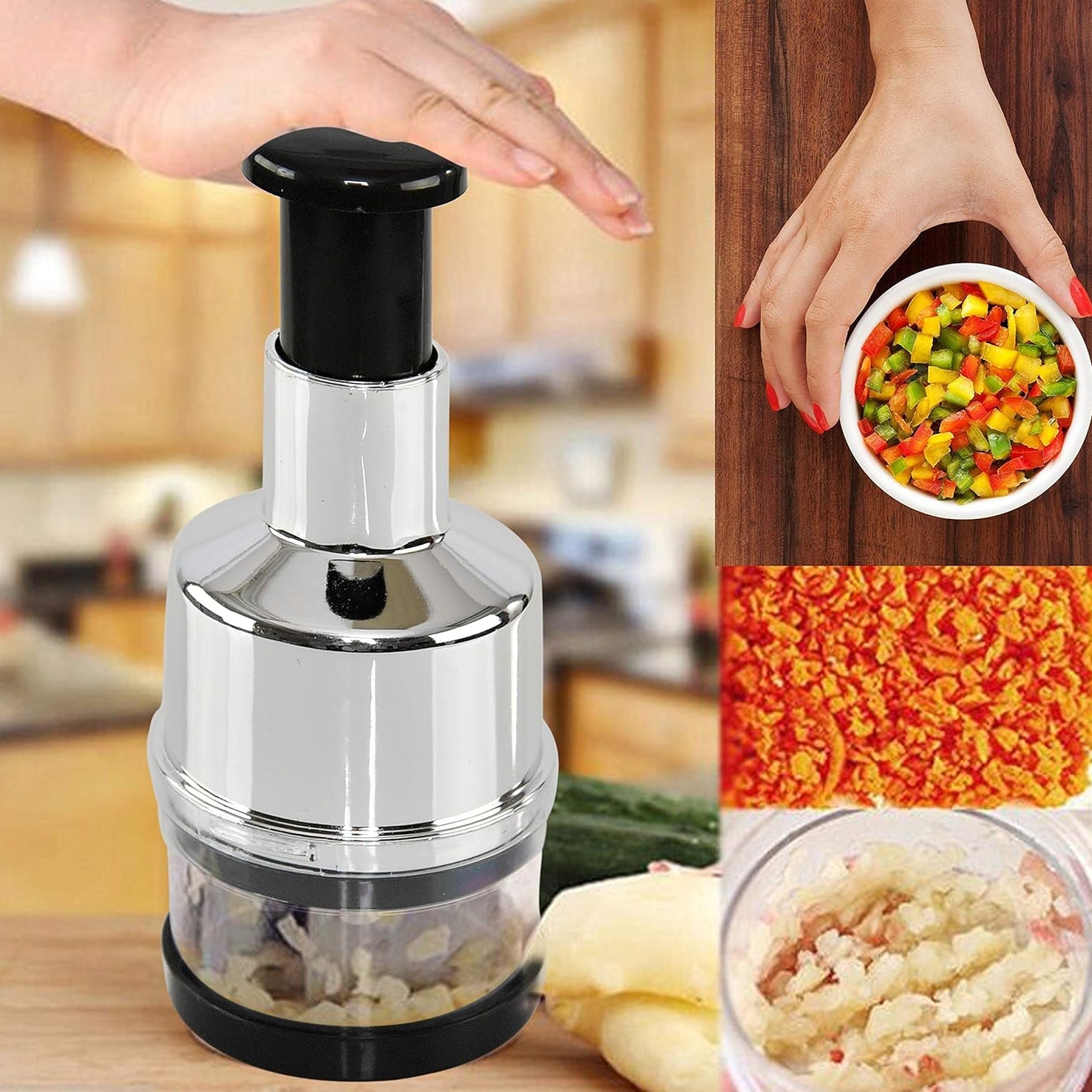 PrepMate Handheld Vegetable Chopper - All-In-One Store Pakistan