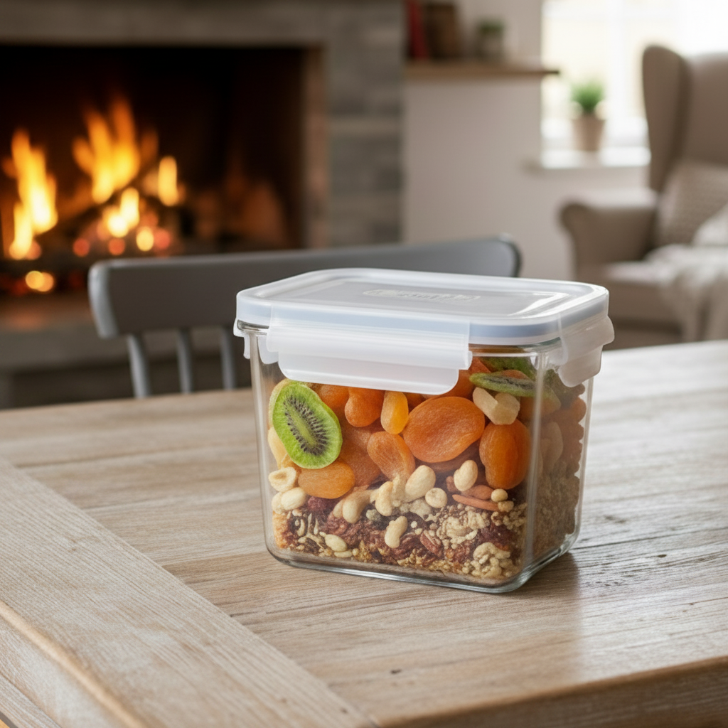 920ml Glass Container with Airtight Lid (2153) by Limon - All-In-One Store Pakistan