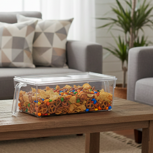 Acrylic Storage Boxes with Covers & Handles - All-In-One Store Pakistan