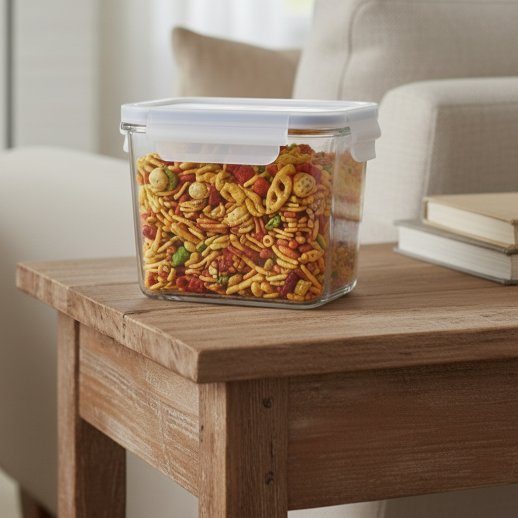 920ml Glass Container with Airtight Lid (2153) by Limon - All-In-One Store Pakistan