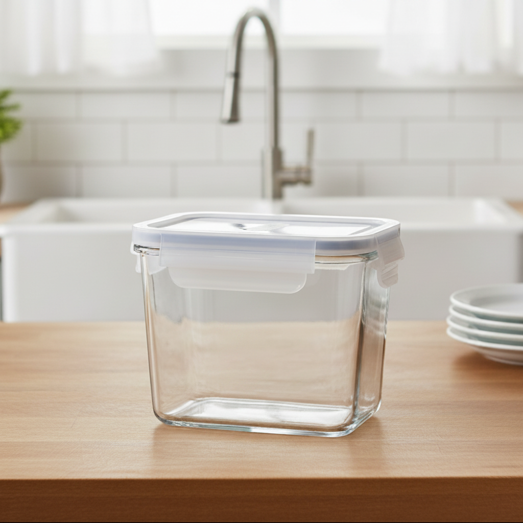 920ml Glass Container with Airtight Lid (2153) by Limon - All-In-One Store Pakistan