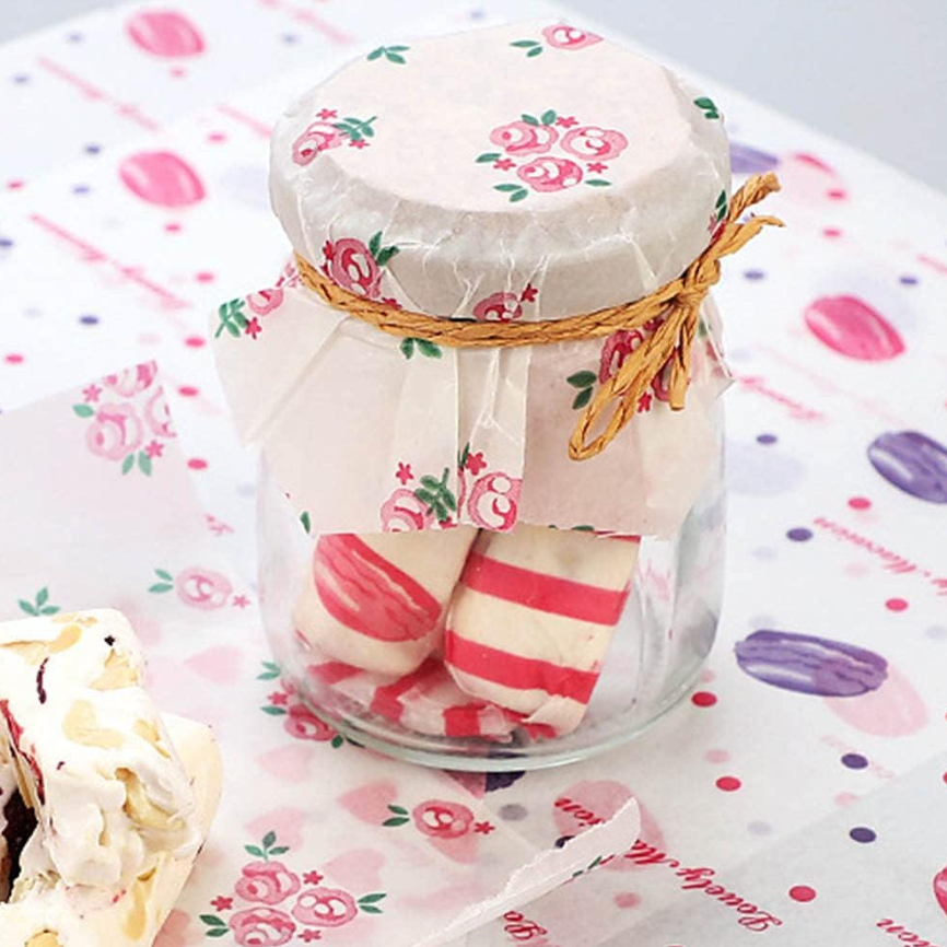 Printed Food Wrapping Wax Paper Sheets (50 Pcs) - All-In-One Store Pakistan
