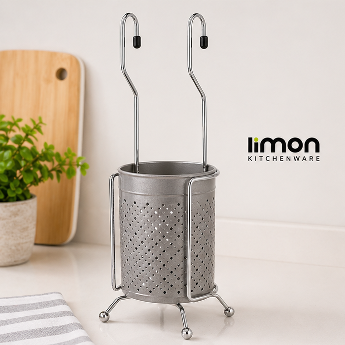Stainless Steel Hanging Cutlery Holder (2071) by Limon - All-In-One Store Pakistan