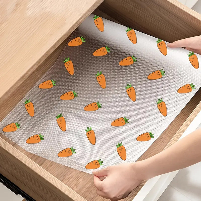 Printed Series Non-Skid Fridge & Drawer Mats (45x150cm) - All-In-One Store Pakistan