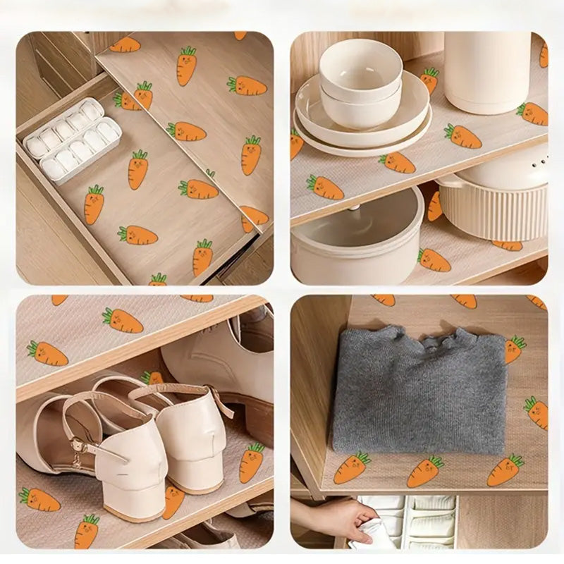 Printed Series Non-Skid Fridge & Drawer Mats (45x150cm) - All-In-One Store Pakistan
