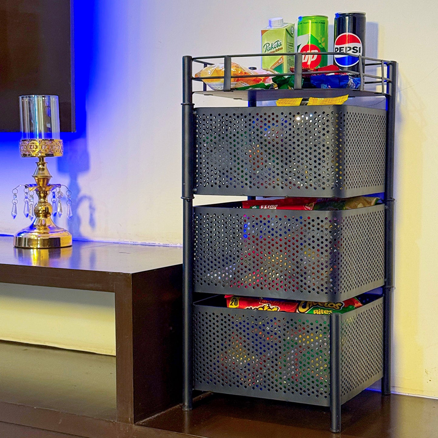 Counter Top Vegetable Metal Trolley By MATRIX - All-In-One Store Pakistan