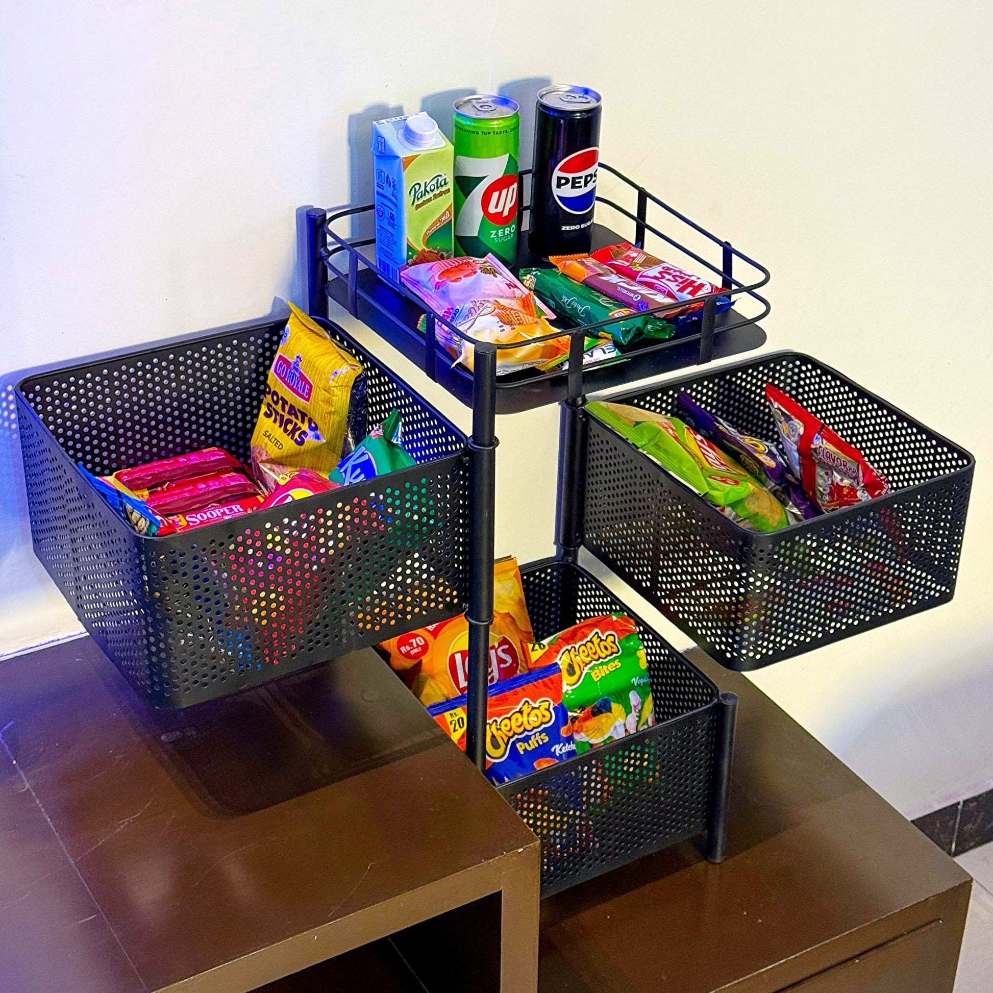 Counter Top Vegetable Metal Trolley By MATRIX - All-In-One Store Pakistan