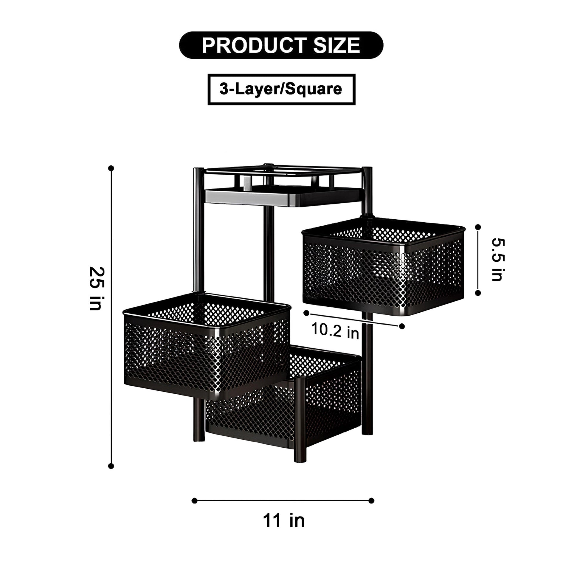 Counter Top Vegetable Metal Trolley By MATRIX - All-In-One Store Pakistan