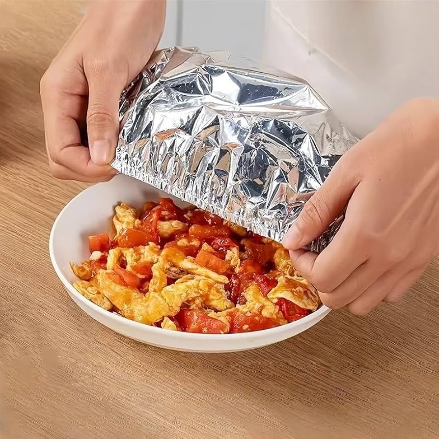 FreshWrap Reusable Aluminium Food Covers (10 Pcs) - All-In-One Store Pakistan