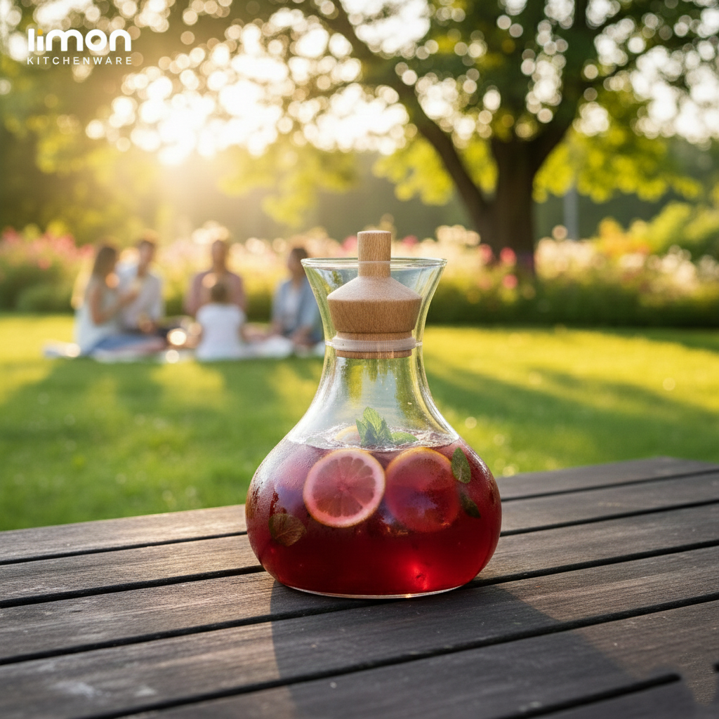 Glass Carafe 950ML (2268) by Limon - All-In-One Store Pakistan