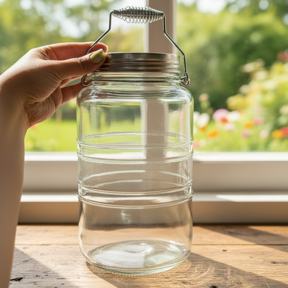 Bavaria's Glass Jar with Handle – 2200ml (11346) – by Ziba - All-In-One Store Pakistan