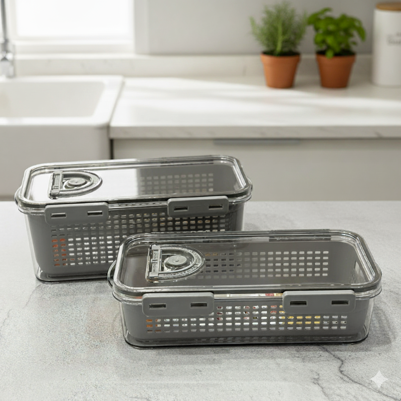 CrispLock Storage Container with Dated Lid by Limon - All-In-One Store Pakistan