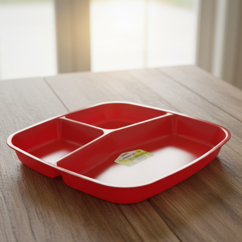 TriServe Compartment Plate (2094) by Limon - All-In-One Store Pakistan