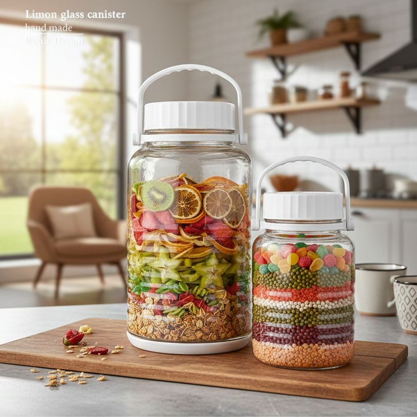 CanisterPro – Sturdy Airtight Glass Canister by Limon - All-In-One Store Pakistan