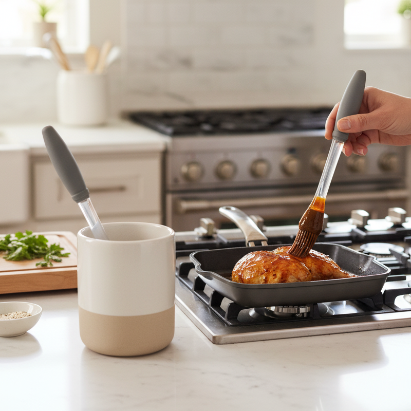 GrillPro Oil-Dispense Silicone Brush - All-In-One Store Pakistan