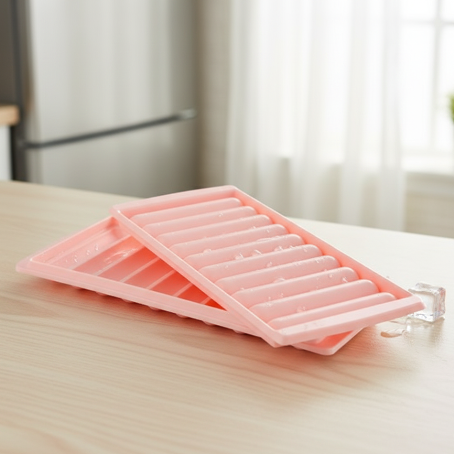 10-Grid FreezeVault Ice Cube Tray with Lid (1838) by Limon - All-In-One Store Pakistan
