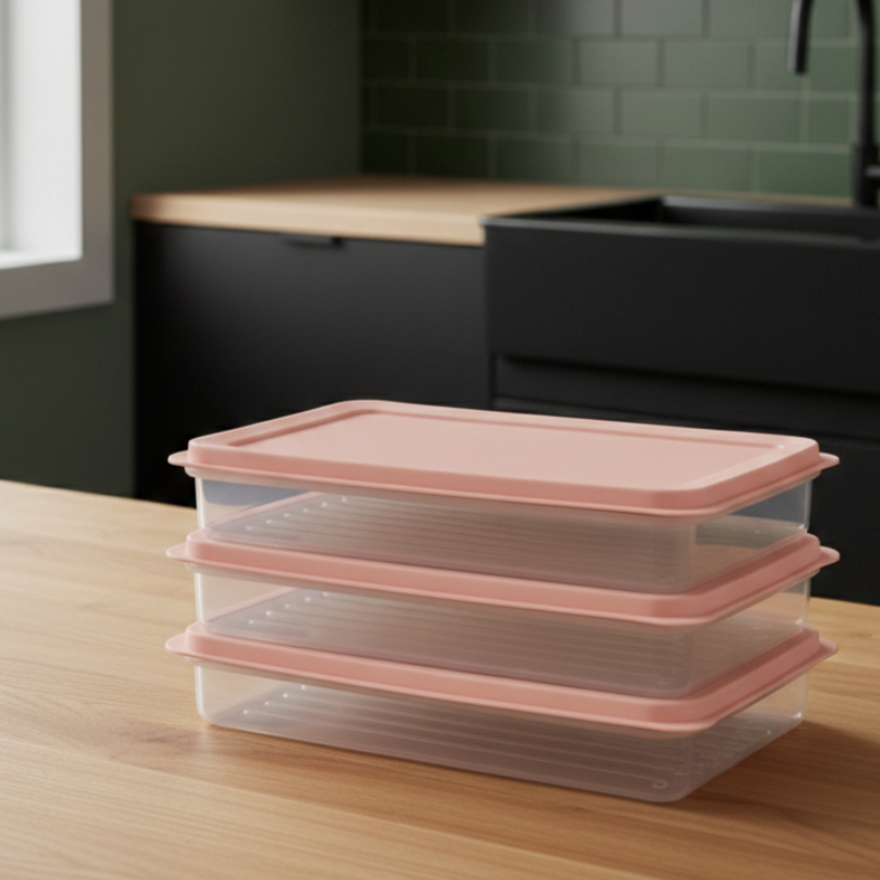 3Pcs Freezer Boxes (77035) by Limon - All-In-One Store Pakistan