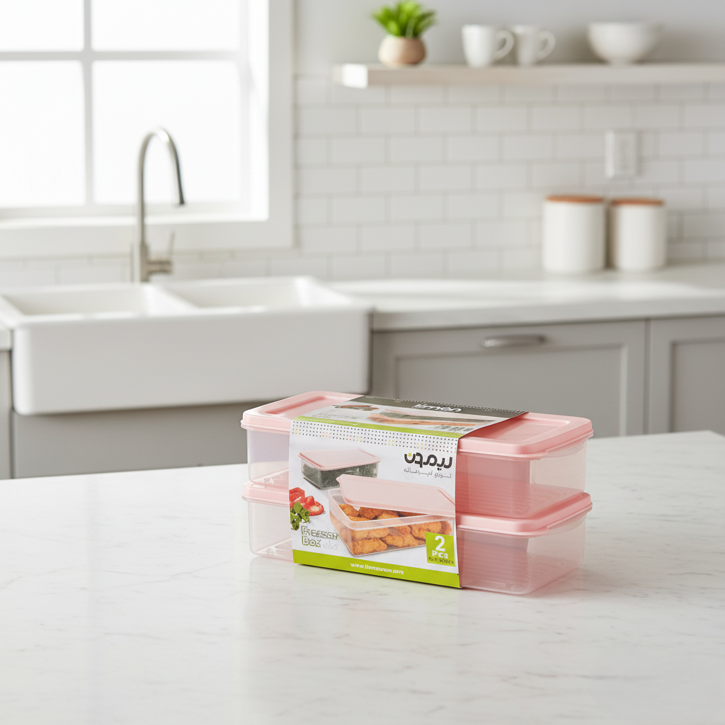 FreshSeal Rectangular Storage Box (Pack of 2) by Limon - All-In-One Store Pakistan