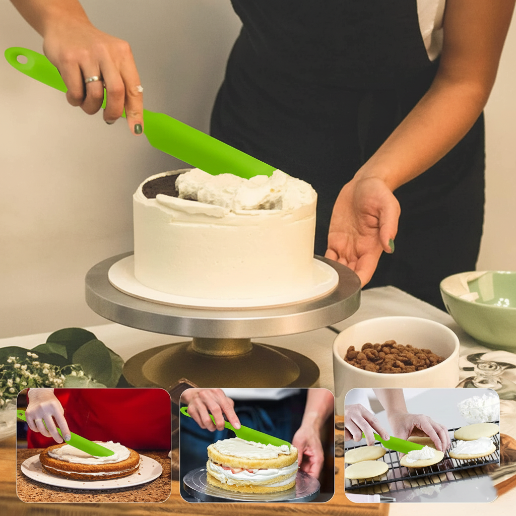 5-Piece Silicone Utensils Set - All-In-One Store Pakistan