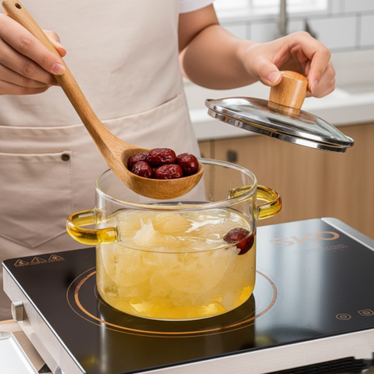 Distinctive Borosilicate GlassPot with Handles - All-In-One Store Pakistan
