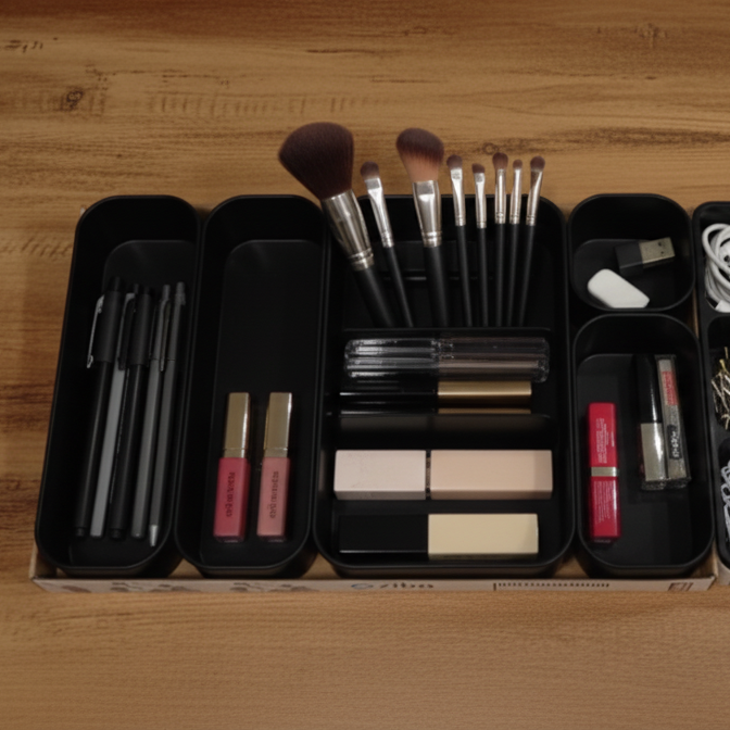 FlexiDivide 4-Piece Organizer Set (37125) by Ziba - All-In-One Store Pakistan