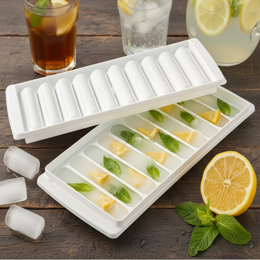 10-Grid FreezeVault Ice Cube Tray with Lid (1838) by Limon - All-In-One Store Pakistan