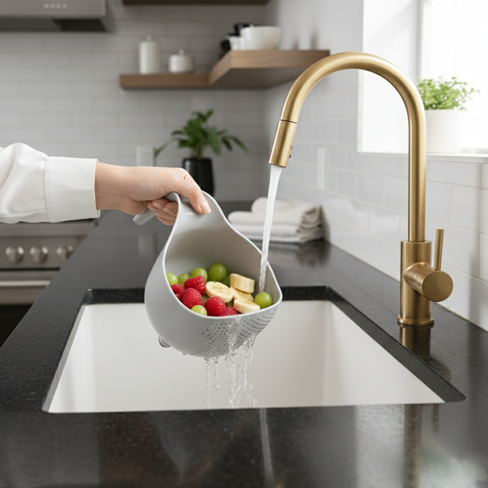 Pack of 3 Fruits and Vegetables Wash Bowl with Drainer (3035) by Limon - All-In-One Store Pakistan