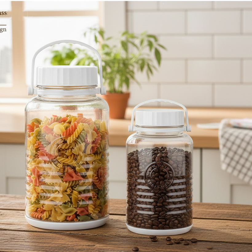 CanisterPro – Sturdy Airtight Glass Canister by Limon - All-In-One Store Pakistan
