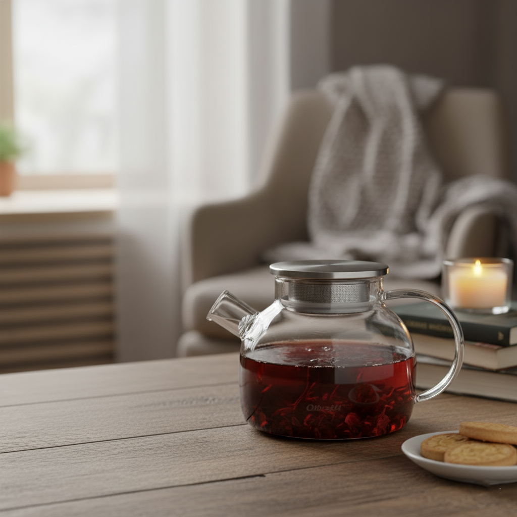 Borosilicate Glass Teapot with Stainless Infuser - All-In-One Store Pakistan