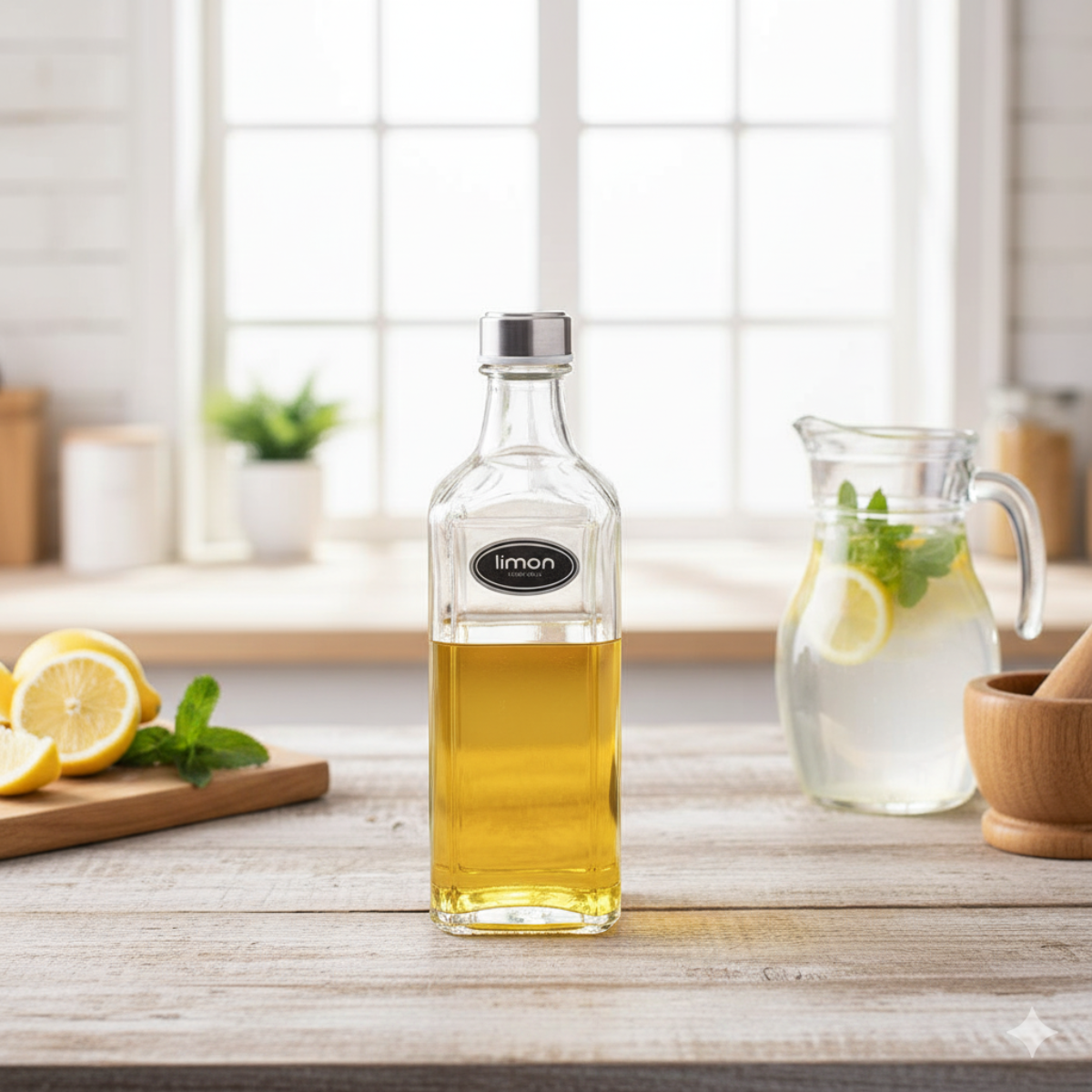 Aurora Glass Bottle 1000ml (70235) By Limon - All-In-One Store Pakistan