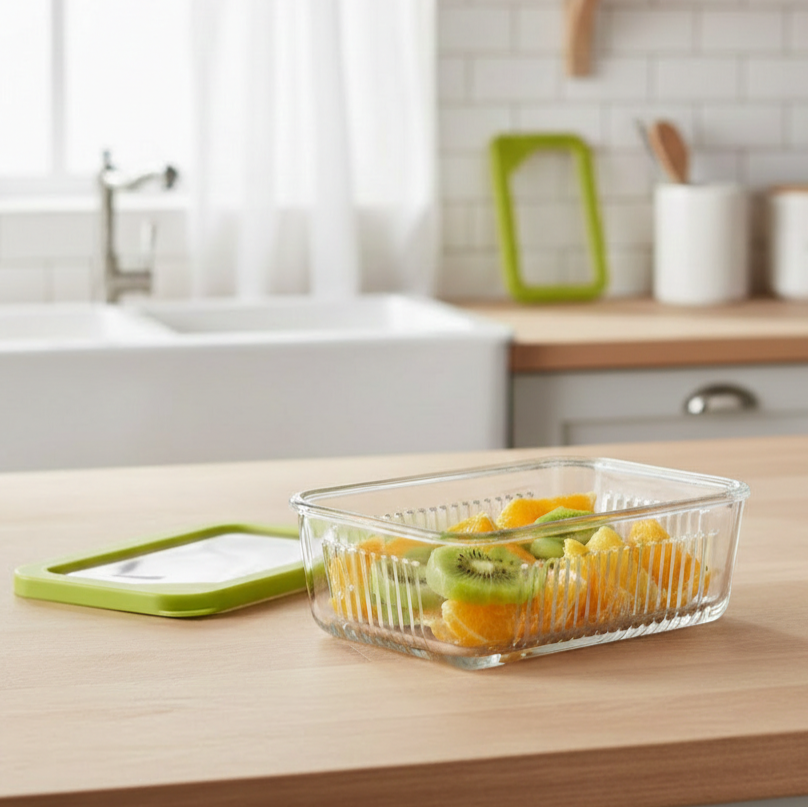 3-Pcs Unbreakable Glass Container Set (2100) by Limon - All-In-One Store Pakistan