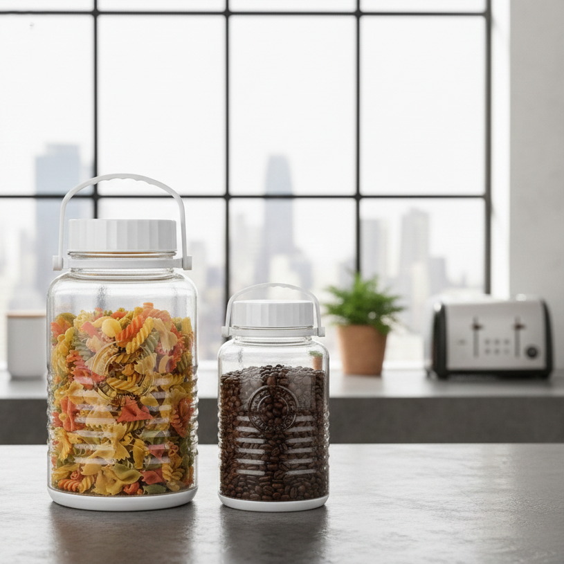 CanisterPro – Sturdy Airtight Glass Canister by Limon - All-In-One Store Pakistan