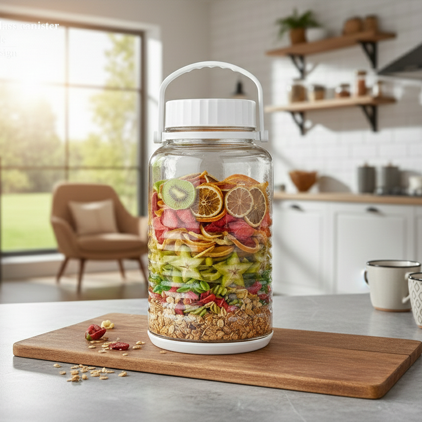 CanisterPro – Sturdy Airtight Glass Canister by Limon - All-In-One Store Pakistan