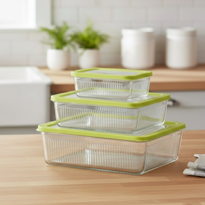 Unbreakable Glass Container Series by Limon - All-In-One Store Pakistan