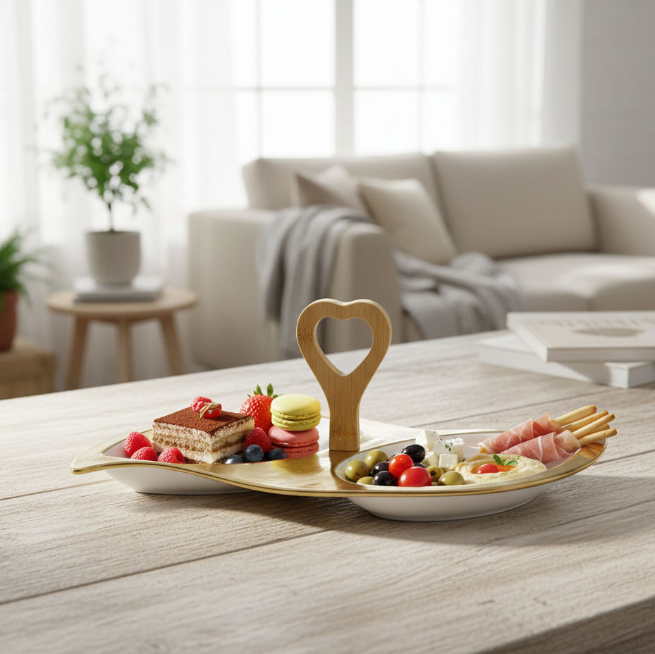 CeramicPetal Carry & Serve Platter - All-In-One Store Pakistan