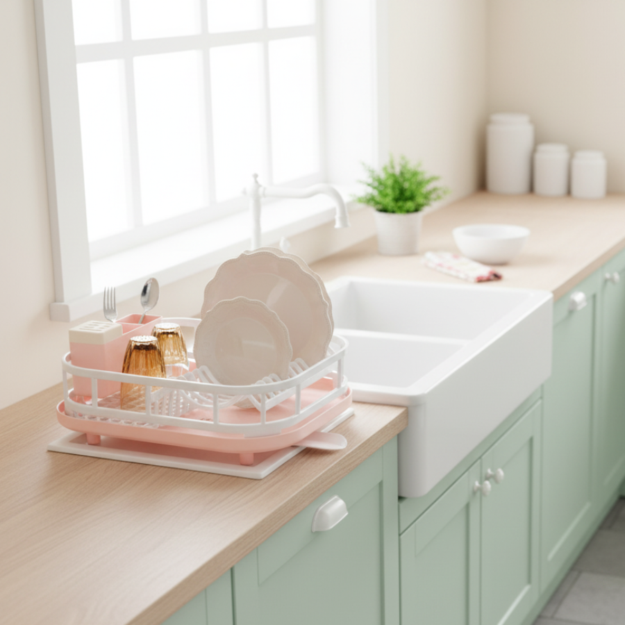 EliteDry Single-Tier Dish Organizer (2303) by Limon - All-In-One Store Pakistan