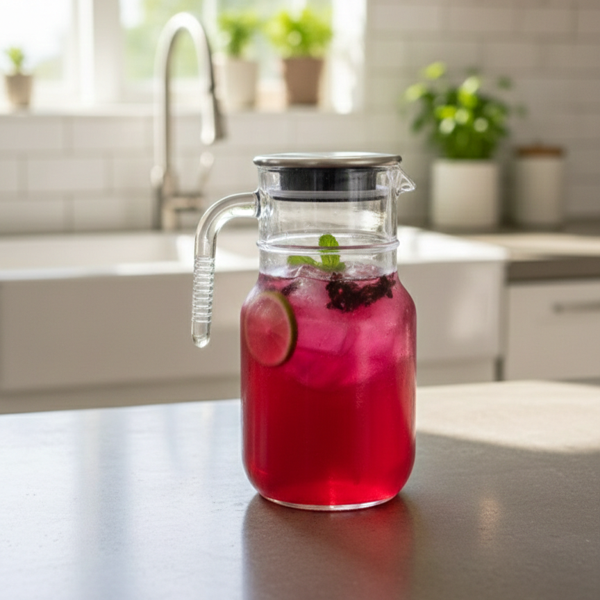 Clear 1.5 Liter Glass Pitcher (2376) by Limon - All-In-One Store Pakistan