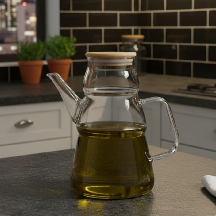 900ml Precision Glass Oil Dispenser (1142) - All-In-One Store Pakistan