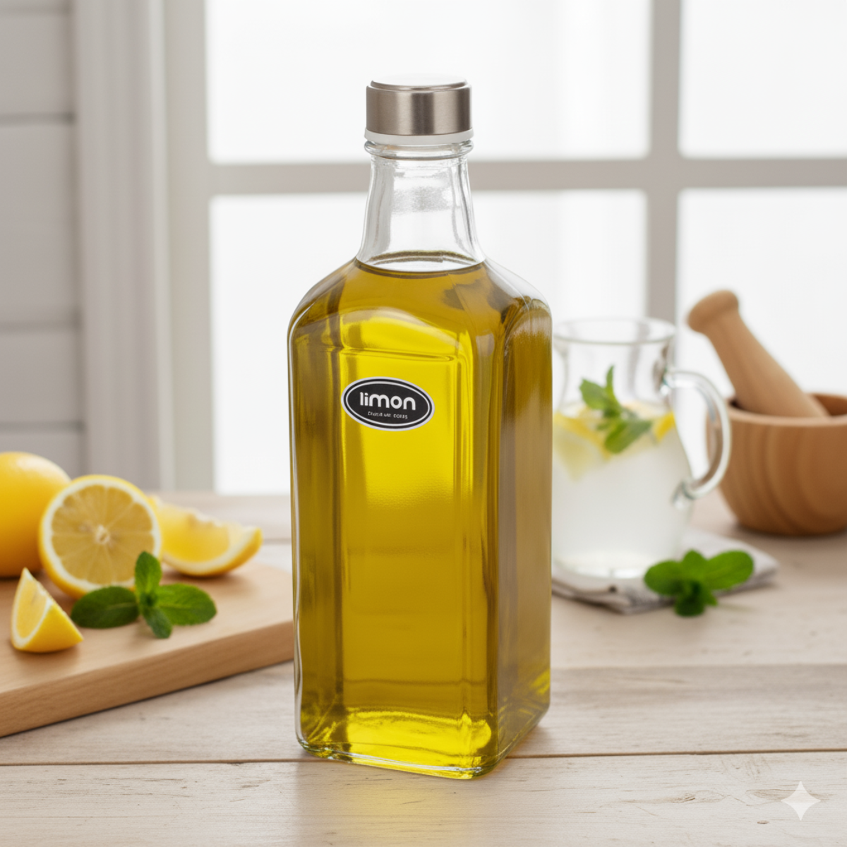 Aurora Glass Bottle 1000ml (70235) By Limon - All-In-One Store Pakistan