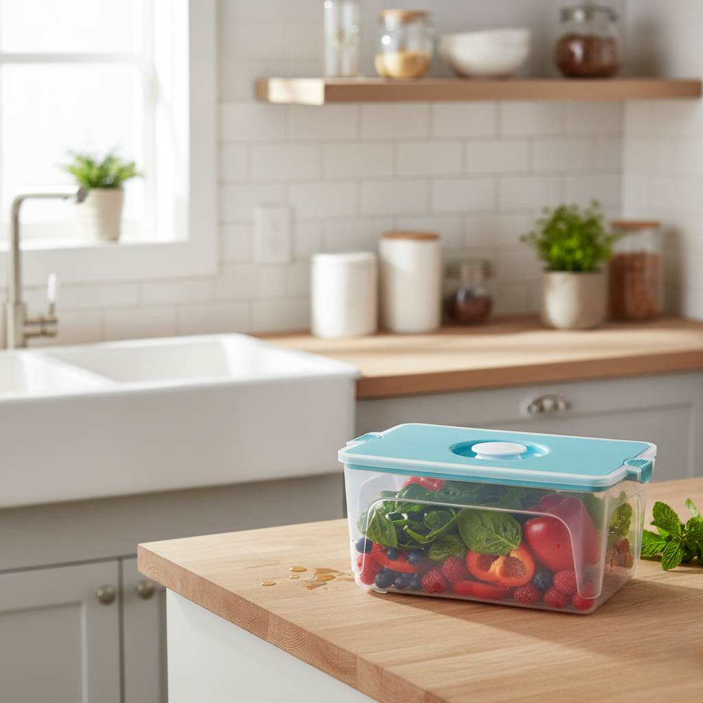 CrispKeep Storage Box with Air Vent (35062) by Ziba - All-In-One Store Pakistan