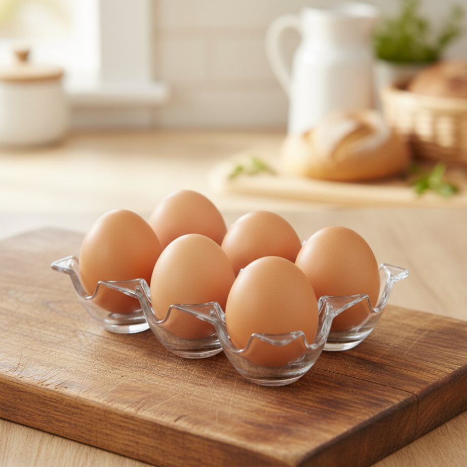 6-Grid Acrylic Eggs Storage (1832) by Limon - All-In-One Store Pakistan