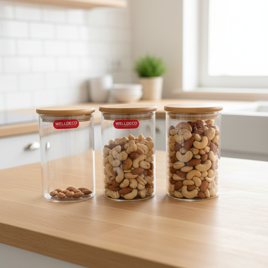 PureSeal Glass Canister Trio - All-In-One Store Pakistan