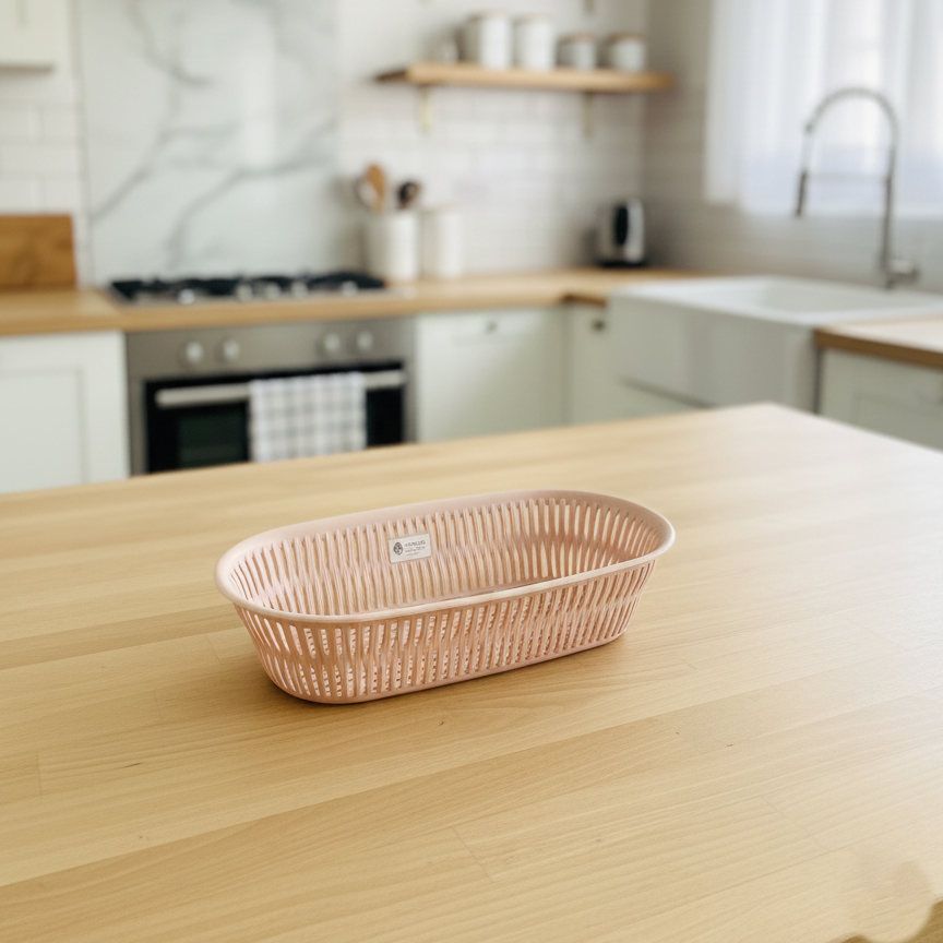 Multipurpose Oval Bamboo Basket by Limon - All-In-One Store Pakistan