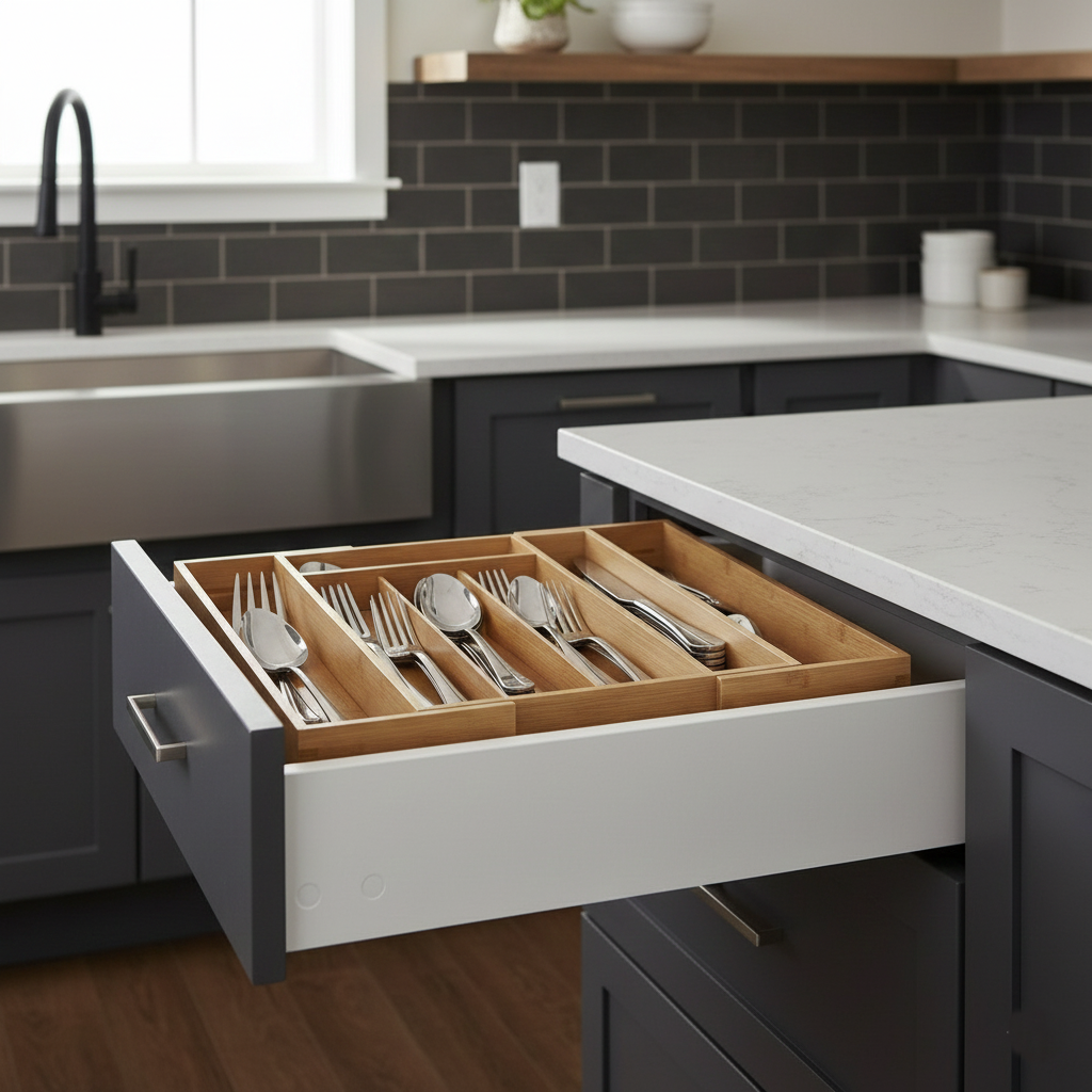 SmartSpace Expandable Bamboo Organizer - All-In-One Store Pakistan