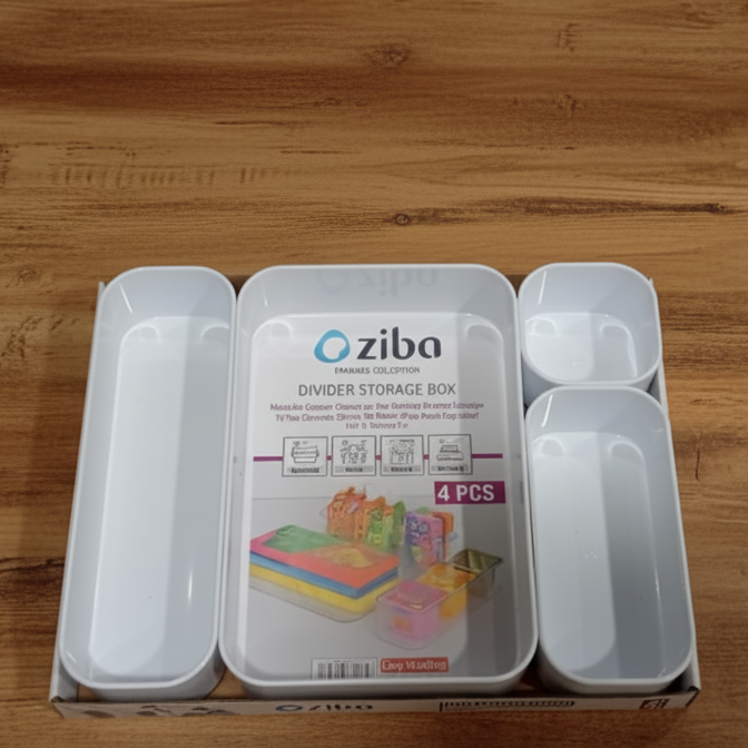 FlexiDivide 4-Piece Organizer Set (37125) by Ziba - All-In-One Store Pakistan