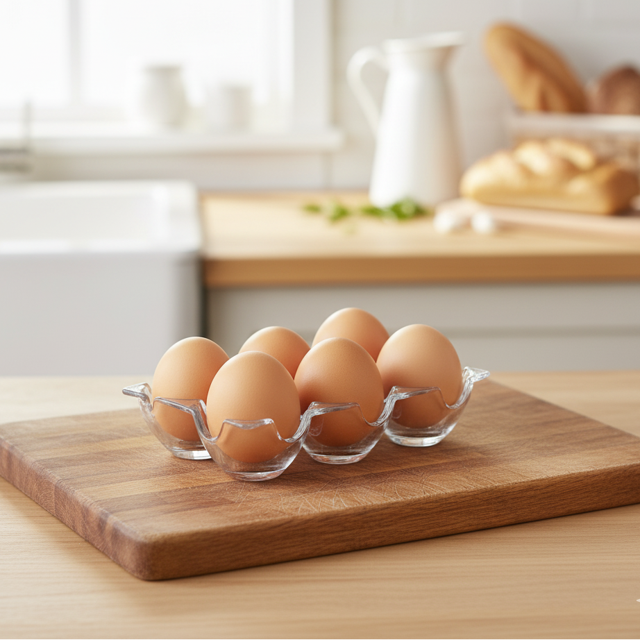 6-Grid Acrylic Eggs Storage (1832) by Limon - All-In-One Store Pakistan