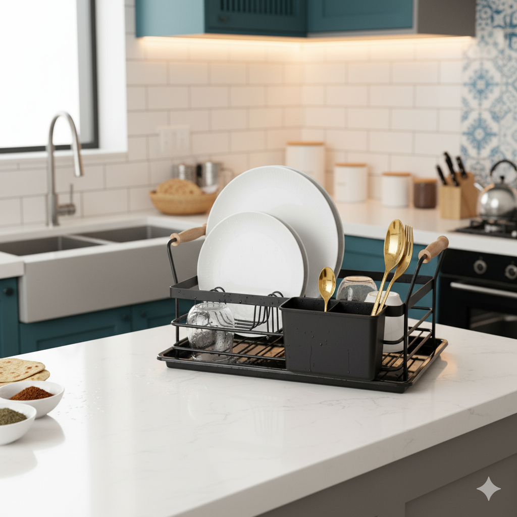 Compact Dish Rack with Handles (2080) By Limon - All-In-One Store Pakistan